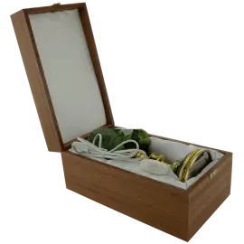 Лампа настольная из нефрита "Сказка на ночь" Златоуст